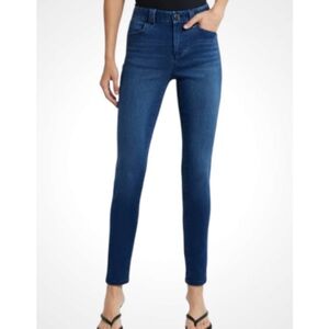 1822 Denim High Waist Cropped Blue Skinny Jeans Size 10